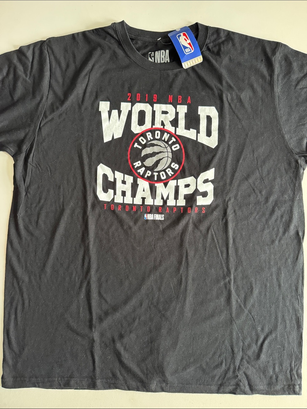 NBA Toronto Raptors Black World Champs Graphic Tee